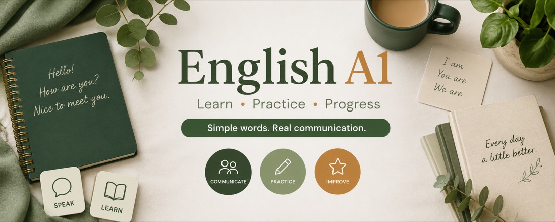 Cours d'anglais English A1