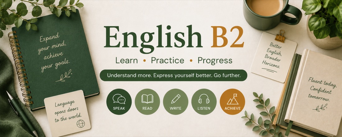 Cours d'anglais English B2